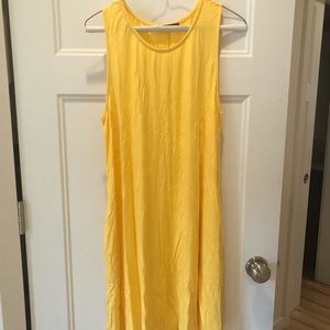 yellow dress with Side pockets only in extra large